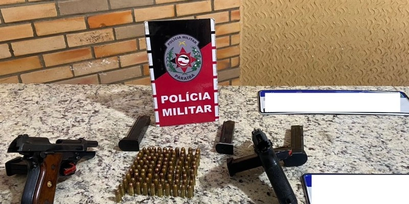 Polícias Militar e Civil prendem suspeitos, apreendem armas de fogo e recuperam carro clonado