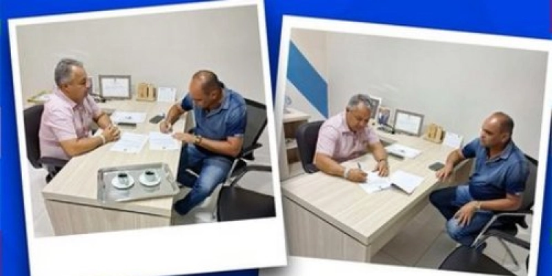 Prefeito Gerôncio Júnior assina Ordem de Serviço para a reforma do Ginásio Poliesportivo de São Francisco