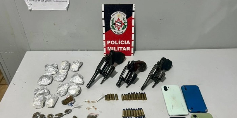 Polícia Militar apreende armas e prende integrantes de facção criminosa na Paraíba