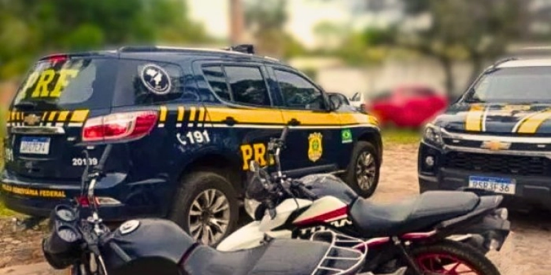 Em menos de 15 minutos, a PRF na Paraíba apreende mais três motos adulteradas e furtadas