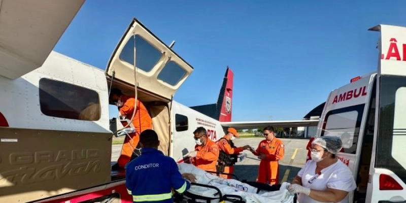 Transporte aeromédico realiza transferência ágil e salva vida de paciente de Cajazeirinhas