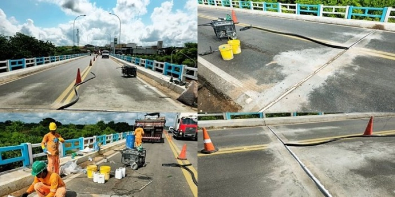 DNIT conclui manutenção da ponte do Rio do Peixe na BR-230, entre Aparecida e Sousa, e assegura segurança à população