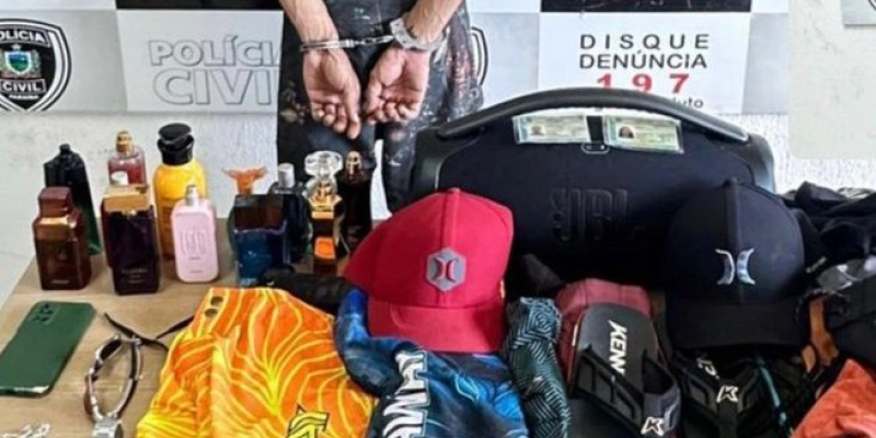Polícia Civil prende duas pessoas suspeitas e recupera material furtado
