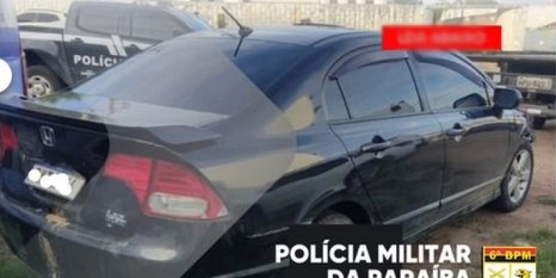 Veículo roubado no município de Nazarezinho é recuperado em São José de Piranhas