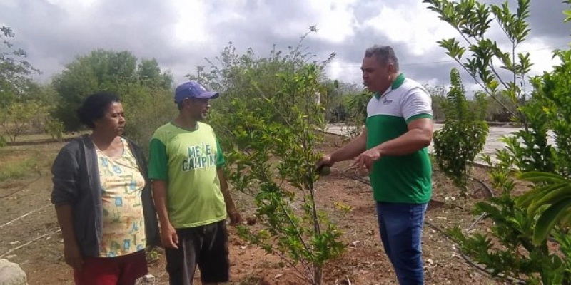 Extensão rural fortalece produção de famílias do Assentamento Serra do Monte, em Cabaceiras