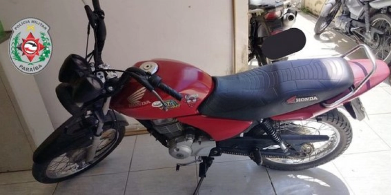 Polícia Militar apreende motocicleta com restrição de roubo/furto no Sertão