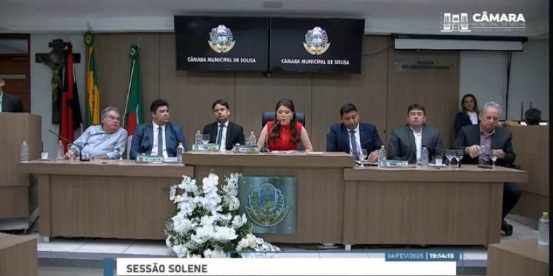 Amanda Silveira abre trabalhos na Câmara de Sousa e reforça compromisso com a população