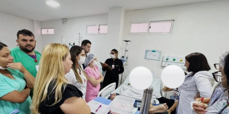 Hospital de Patos retoma visitas à beira leito a pacientes oncológicos com equipe multiprofissional