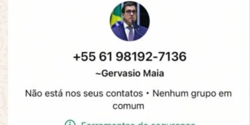 Golpistas utilizam imagem do deputado Gervásio Maia para plicar golpes: entenda 