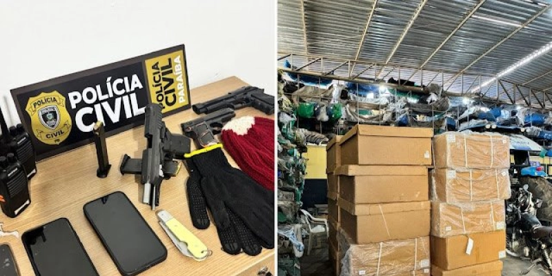 Operação Policial prende bando criminoso e recupera carga avaliada em R$ 150.000 em Sousa