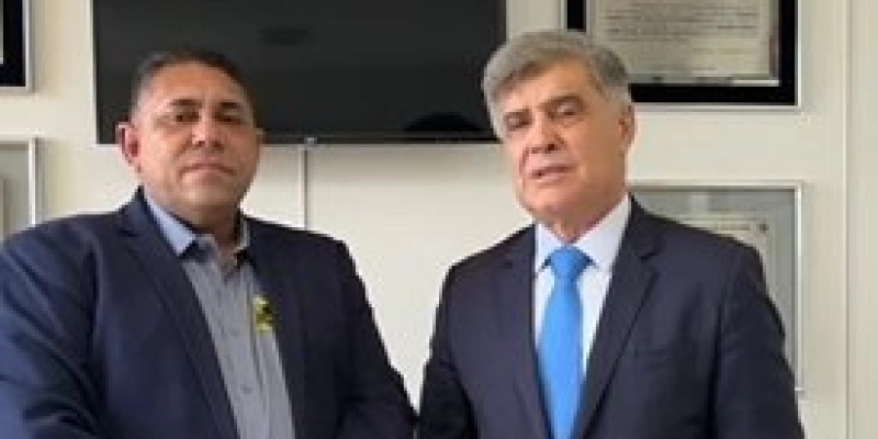 João Neto se réune com o deputado Wellington Roberto, agradece emendas e apresenta novas demandas para Aparecida