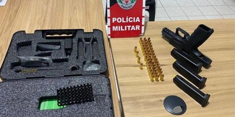 Polícia Militar prende homem em flagrante por porte de arma de fogo na cidade de Pombal
