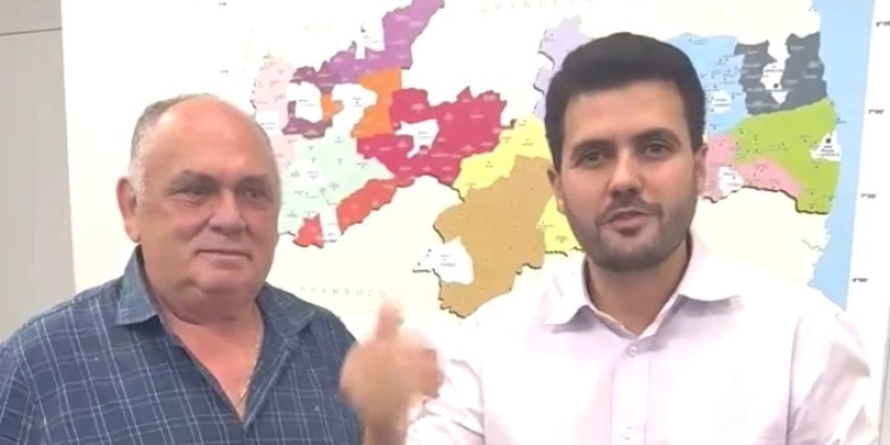 Colorau e Wilson Filho discutem obras e reforçam parceria política em São José da Lagoa Tapada
