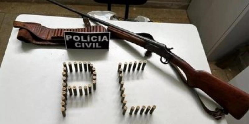 Polícia Civil prende homem por porte de arma de fogo no Sertão paraibano