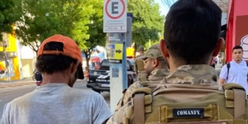 Suspeito de cometer diversos furtos em estabelecimentos comerciais é capturado pela DRF em Patos