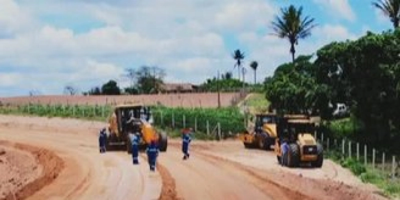 Deputado Gervásio Maia visita obra que fortalecerá mobilidade entre municípios de Alagoa Nova, Esperança e Lagoa de Roça