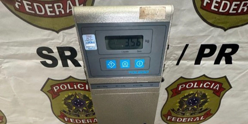 Polícia Federal apreende 3,5 kg de cocaína em Aeroporto