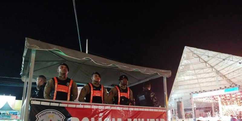 Polícia militar garante a tranquilidade e a segurança na 4ª e última noite do Carnaval 2025, em Catolé do Rocha
