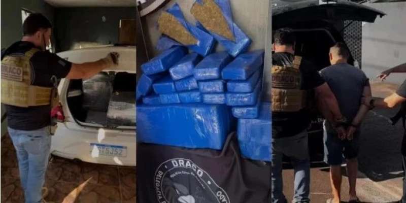 ALÉM-DIVISAS: Polícias civis da Paraíba e do Paraná apreendem fuzil e mais de 250 quilos de maconha