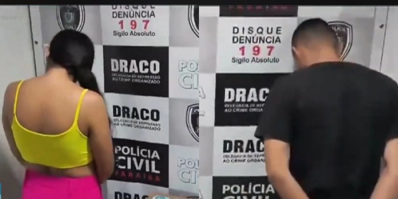 Casal responsável por contabilidade de facção criminosa é preso com drogas, arma e R$ 29 mil reais