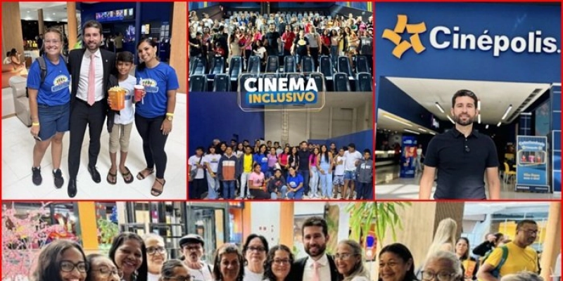 Deputado Michel Henrique celebra sucesso de sessões de cinema inclusivo