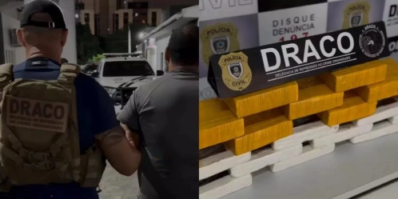 Subiu o prejuízo ao crime organizado para R$ 12 milhões; DRACO localizou mais 27 tabletes de cocaína