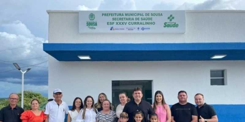 Prefeitura de Sousa entrega UBS na Comunidade Rural Curralinho