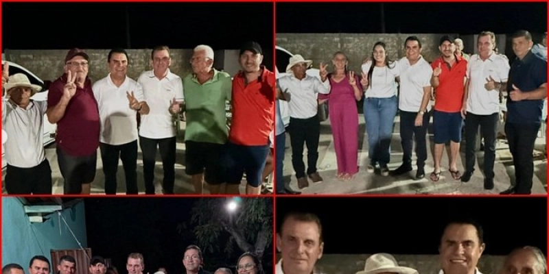 Chico Mendes e Wilson Santiago visitam São José de Caiana e reforçam apoio político