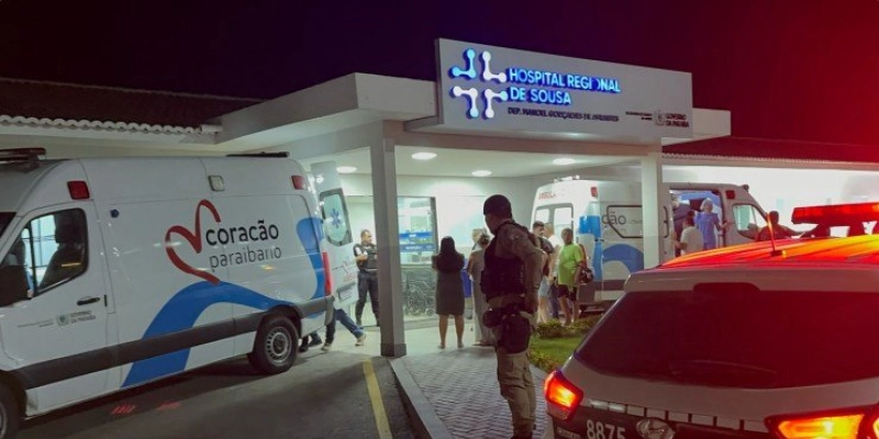 Diretor do Sousa EC baleado durante tentativa de assalto passa por tomografia no Hospital Regional