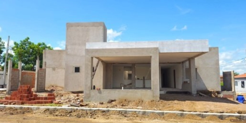 Construção da Unidade Básica de Saúde do Bairro das Casinhas em Aparecida, está na fase final