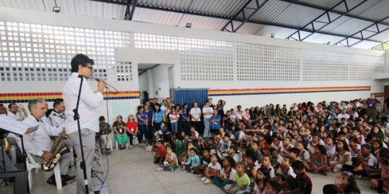 Secretaria de Educação leva concerto didático para escolas da Rede Municipal