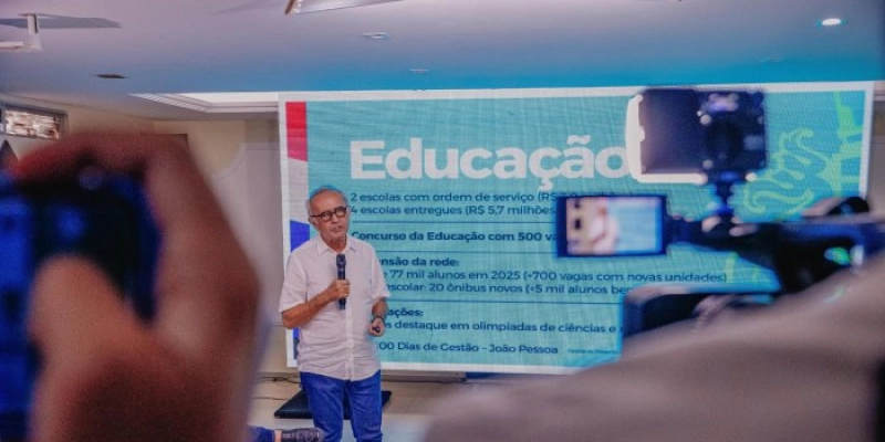 Cícero Lucena anuncia novo concurso com 500 vagas para a Educação ao apresentar balanço da nova gestão