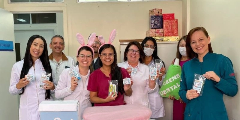 Hospital de Trauma de Campina Grande promove ação sobre saúde bucal para crianças