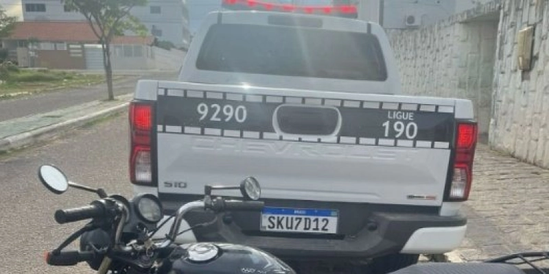 Polícia militar apreende motocicleta com sinais de adulteração em São José da Lagoa Tapada