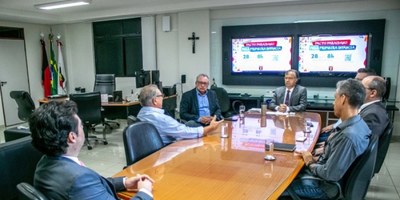 Fábio Nogueira recebe visita do presidente da PBPrev, que comunica realização de censo previdenciário na PB