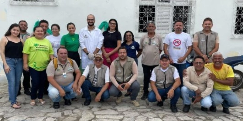 Ação em Sousa reforça cuidados com a saúde de profissionais da Vigilância em Saúde
