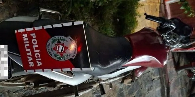 Moto furtada é recuperada em ação da Polícia Militar na cidade de Sousa