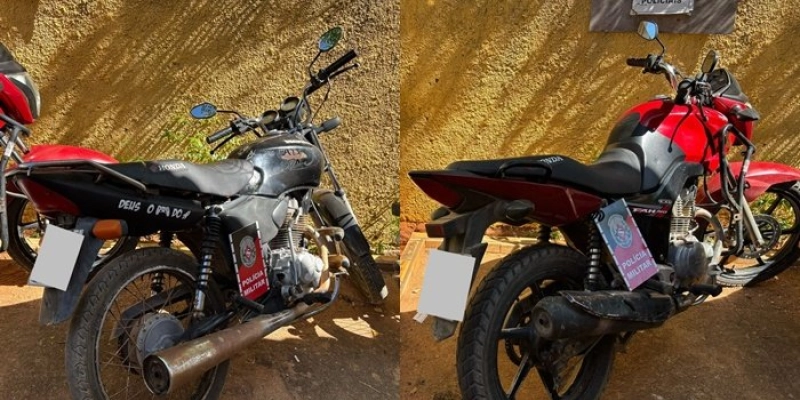 Polícia Militar recupera e apreende motos irregulares durante ações da Semana Santa, em Lagoa 