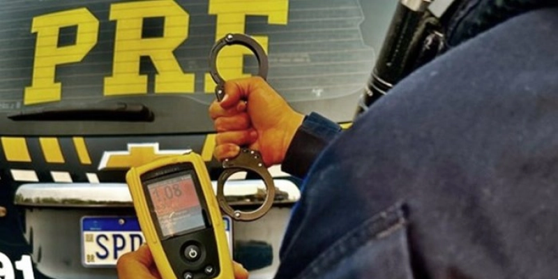 PRF flagra condutores embriagados no agreste paraibano durante o fim de semana
