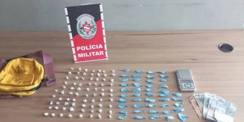 Homem é preso com drogas ao tentar fugir de abordagem policial em Sousa