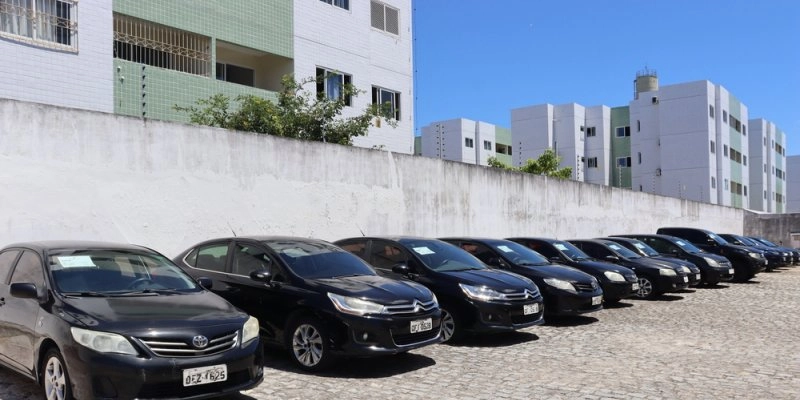 Vistoria de veículos do leilão do MPPB pode ser feita nas próximas segunda e terça