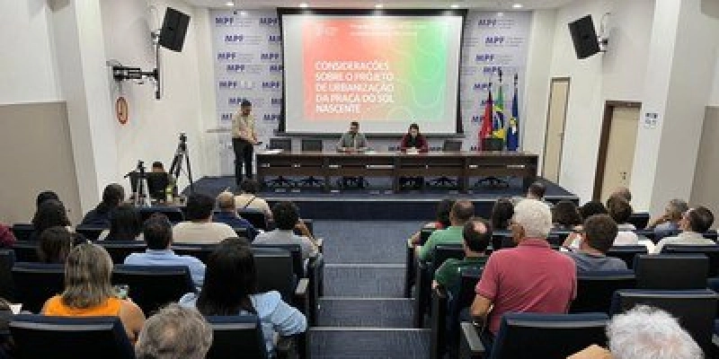 MPF discute com especialistas adequações do projeto da Praça do Sol Nascente, na Praia do Seixas, em João Pessoa