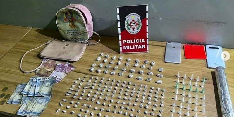 Polícia Militar prende mulheres por tráfico de entorpecentes no Jardim Brasília, em Sousa