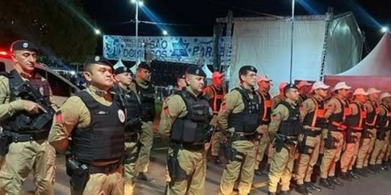 Polícia Militar garante segurança durante festa de emancipação política de São Domingos