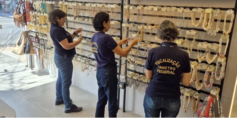 Imeq-PB fiscaliza cosméticos e bijuterias durante Operação Dia das Mães 2025