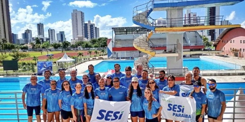 SESI Paraíba participa do Campeonato Paraibano Master de Natação, em João Pessoa