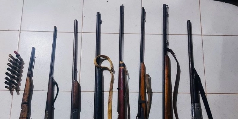 Mais de 80 suspeitos foram detidos e 25 armas apreendidas nas operações do fim de semana