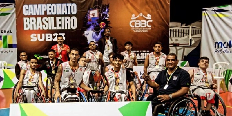 Paraíba conquista título no Brasileiro Sub-23 de Basquete em Cadeira de Rodas