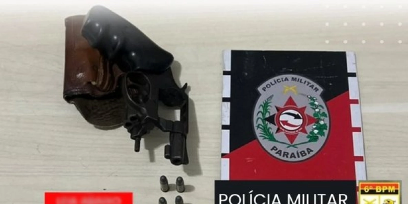 OPERAÇÃO SATURAÇÃO: Polícia Militar apreende arma de fogo e munições em Cajazeiras