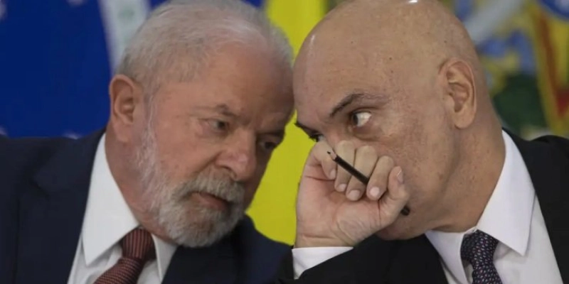Lula orienta reação “com firmeza” à possíveis sanções dos EUA contra Alexandre de Moraes